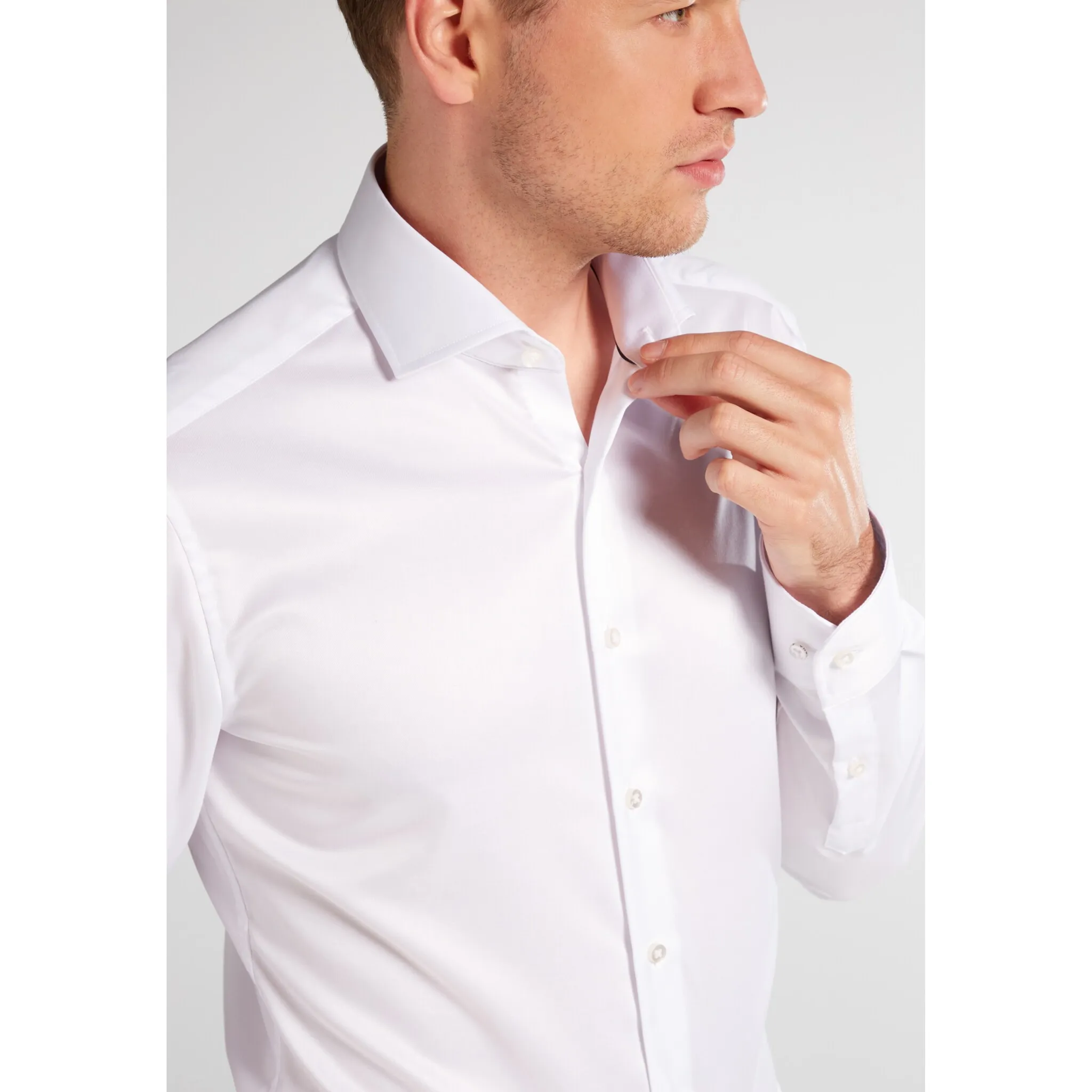 

Рубашка Eterna с длинными рукавами "SLIM FIT", белый