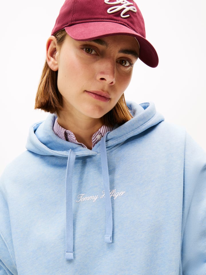 Tommy Hilfiger Худи светло-голубого цвета — фото 2