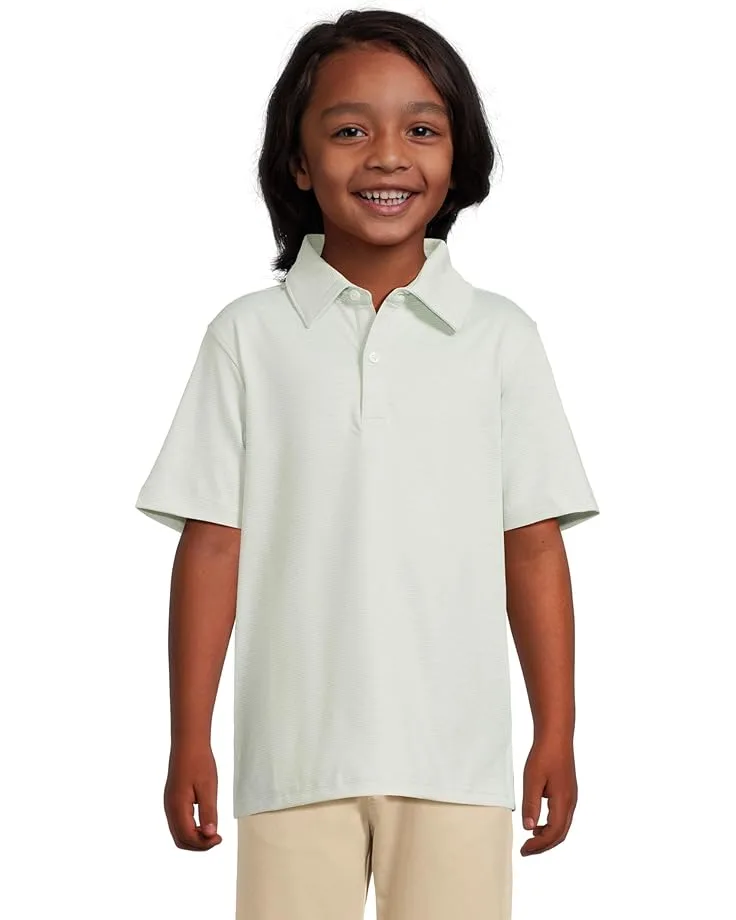 Поло Johnston & Murphy Kids Micro Stripe Polo (Big Kid), Green