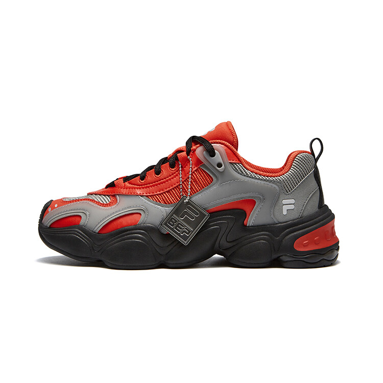 

Кроссовки FILA FUSION TENACITY Lifestyle Shoes Men Low-top Black/orange/gray, черный/оранжевый