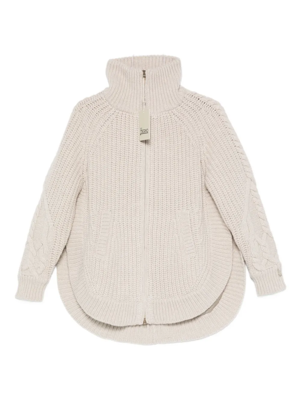

Жакет из фактурной вязки Herno, нейтральный