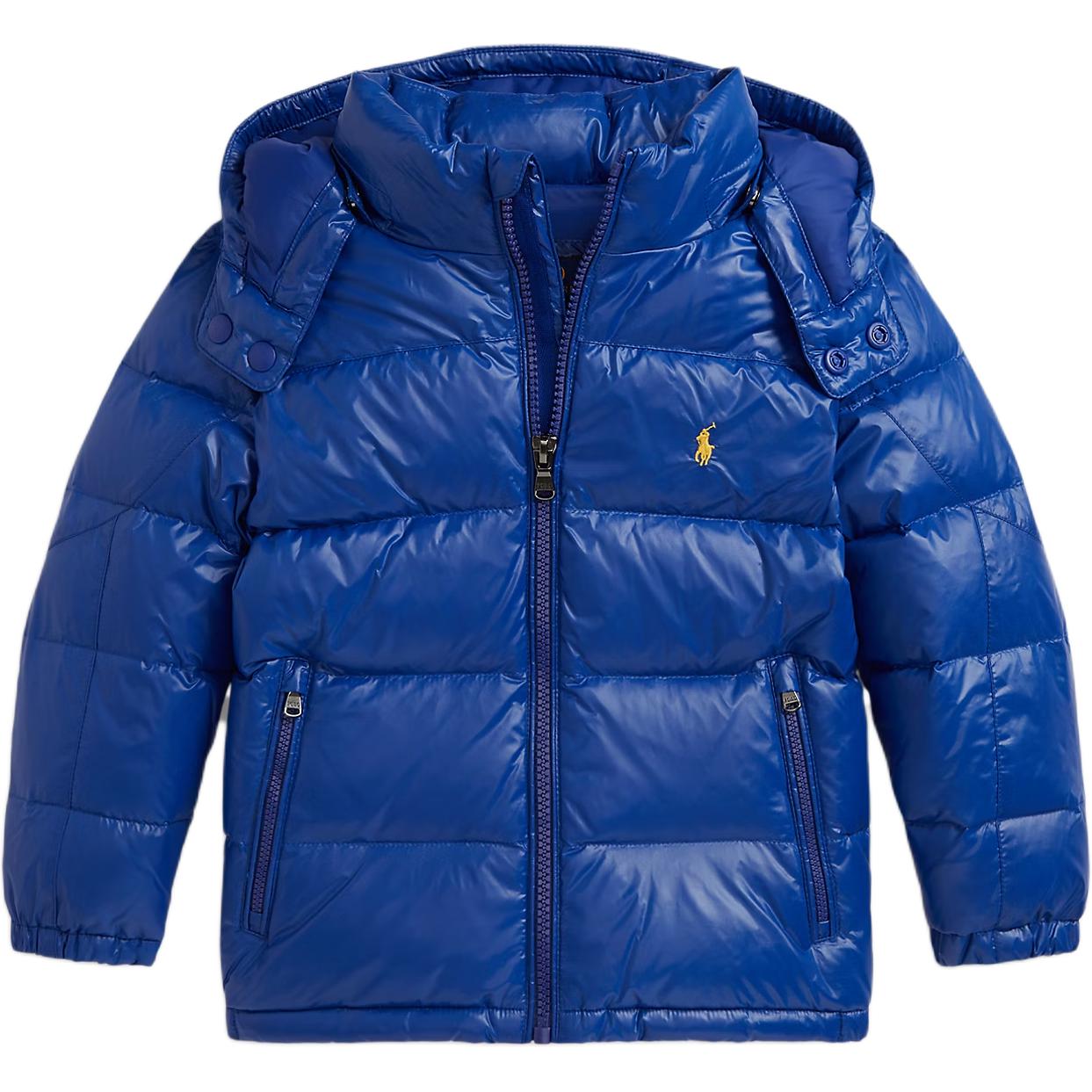 Детская пуховая куртка Polo Ralph Lauren, синий