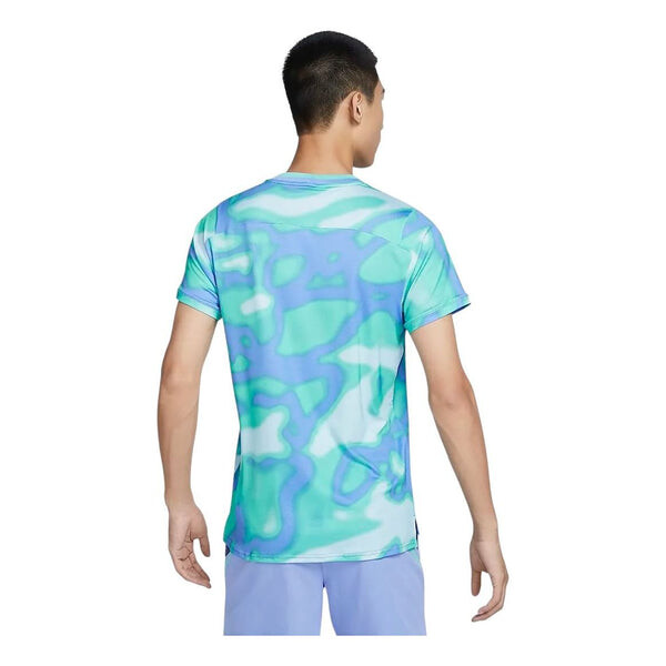 Футболка court advantage dri-fit t-shirt Nike, синий — фото 2