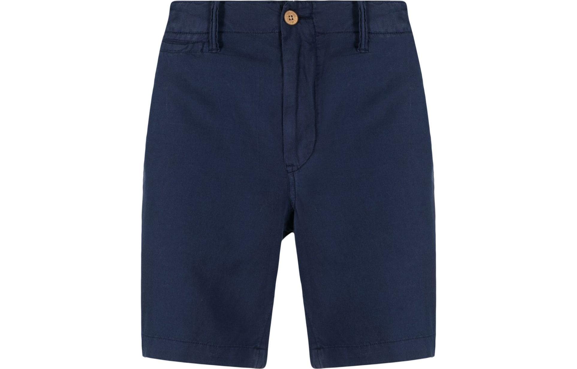 Бермуды на молнии Polo Ralph Lauren, морской синий