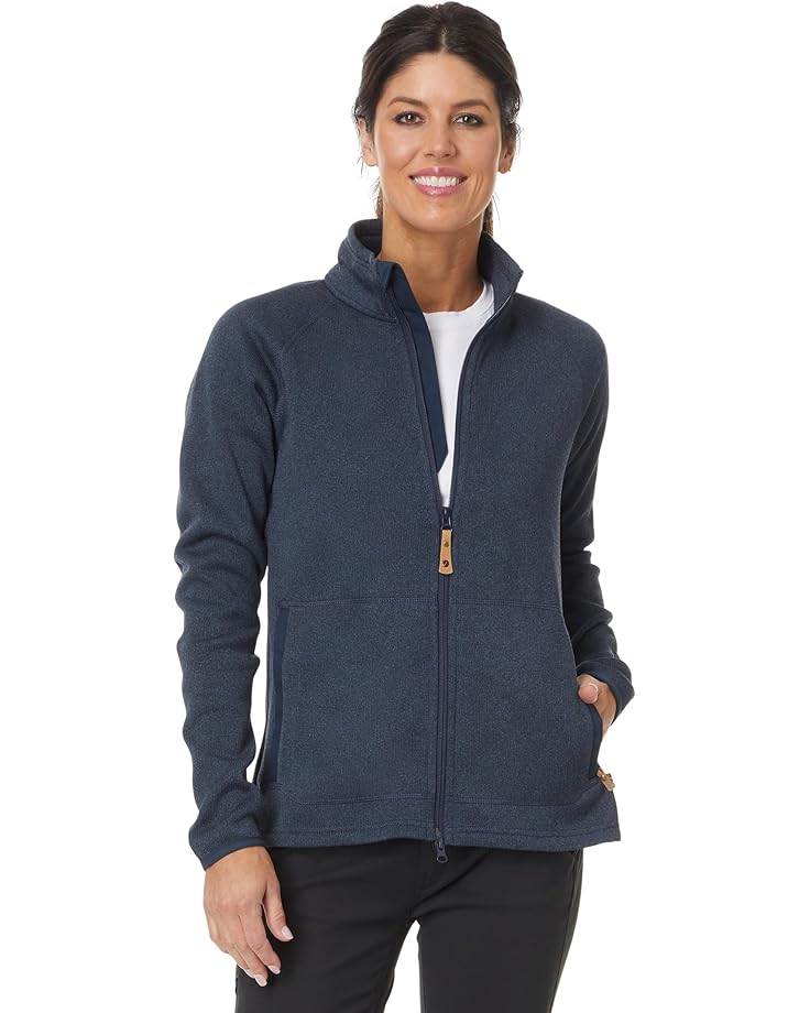 

Флис Fjällräven Övik Fleece Zip Sweater, темно-синий