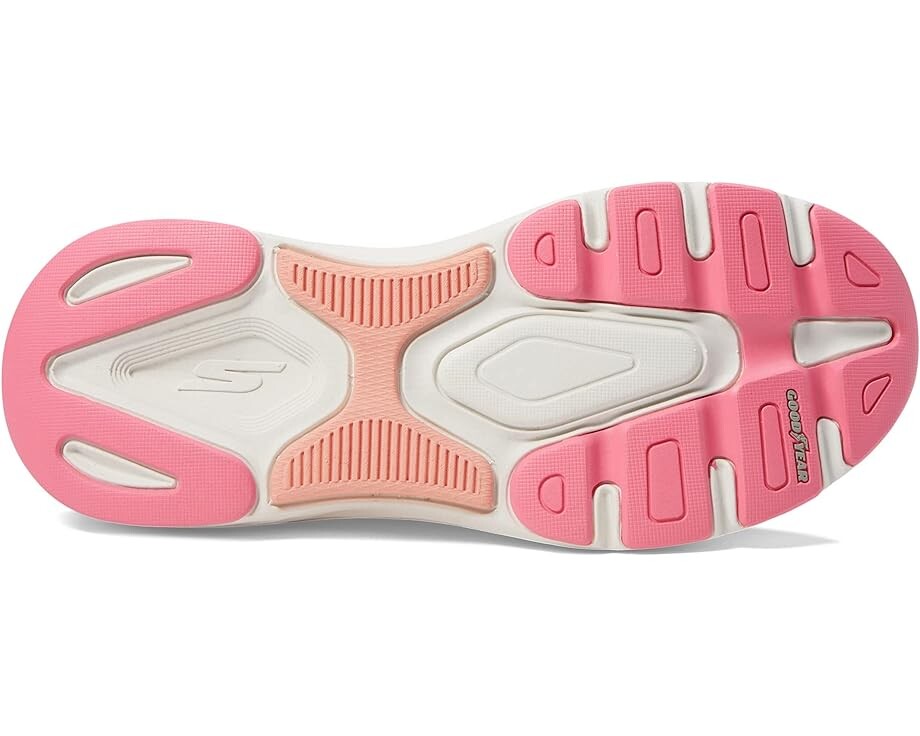 Кроссовки SKECHERS Max Cushioning Arch Fit Fluidity Hands Free Slip-Ins, цвет Gray/Pink — фото 3