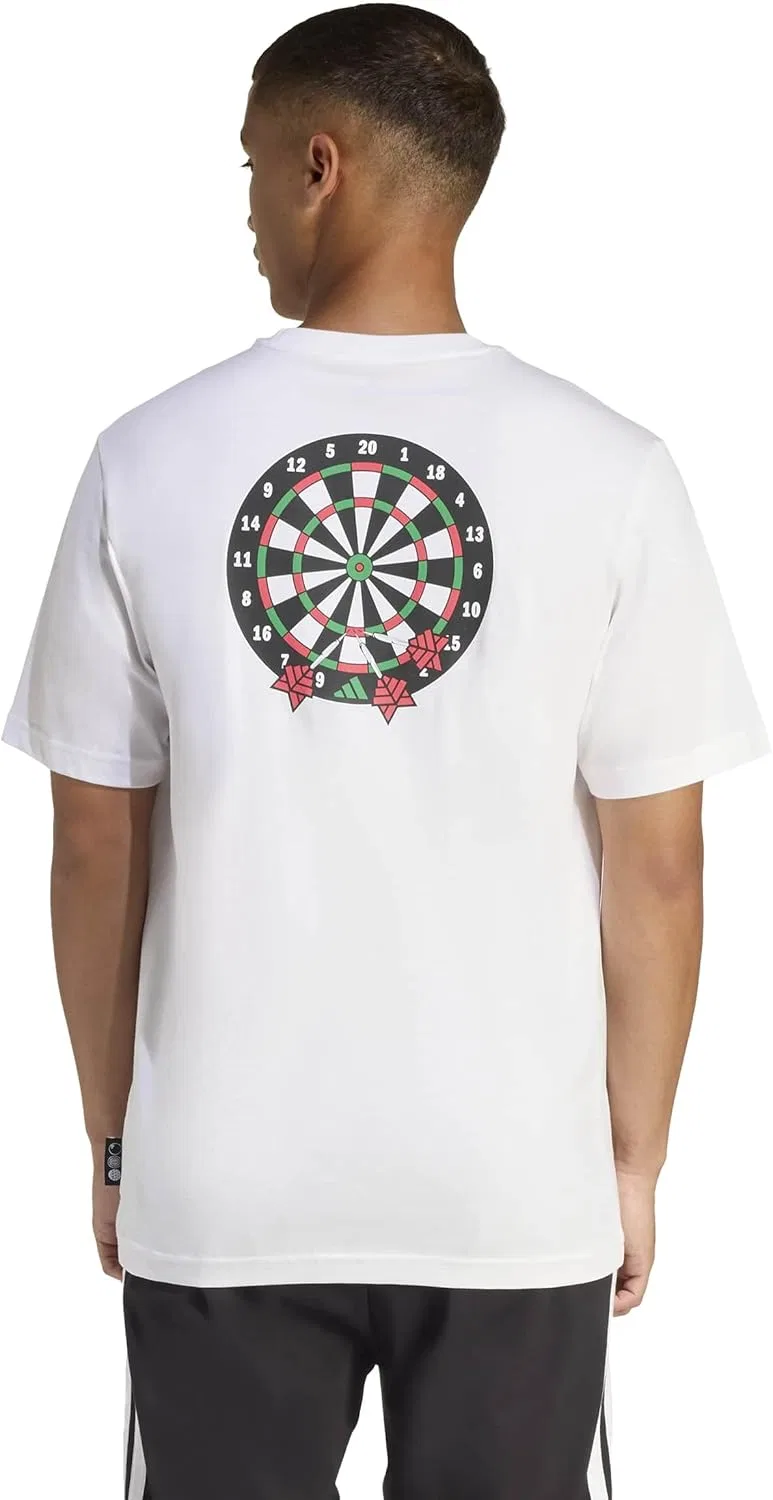 Футболка Adidas Novelty Dart, белый — фото 3