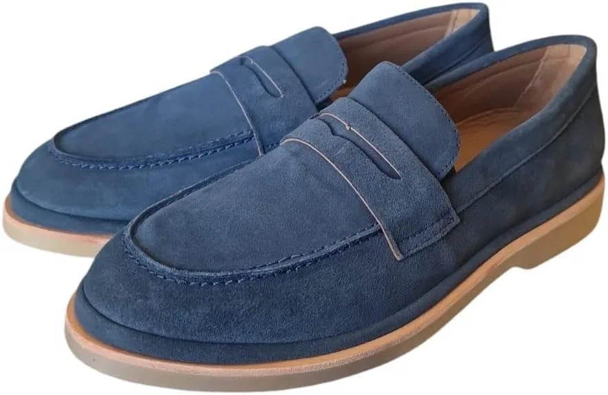 Туфли lumberjack Mocassini scamosciati da Uomo blue
