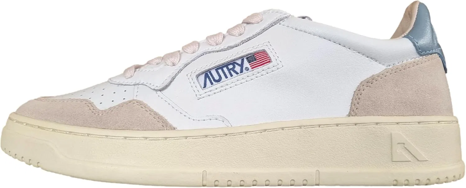 Мужские кроссовки AUTRY Medalist Low из замши и белой кожи и Forget