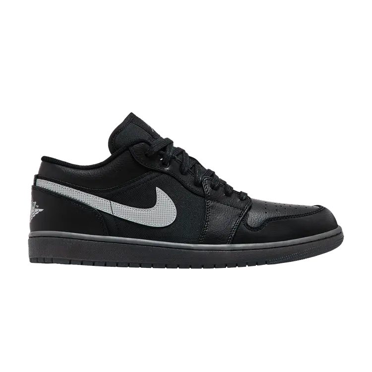 

Кроссовки Air Jordan Air Jordan 1 Low 'Black White Dark Gum', черный