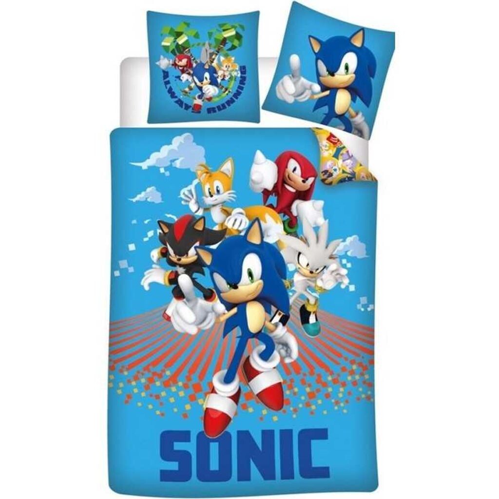 

Пододеяльник из микрофибры Sonic The Hedgehog 90 см Aymax