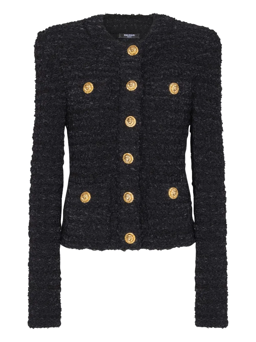 

Твидовая куртка BALMAIN, черный