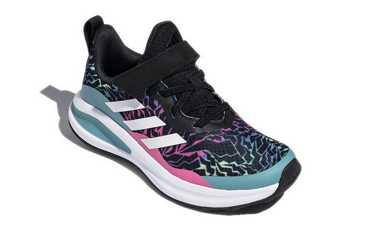 Кроссовки adidas Fortarun Kids Lifestyle Shoes Kids Low-top Black/Blue — фото 3