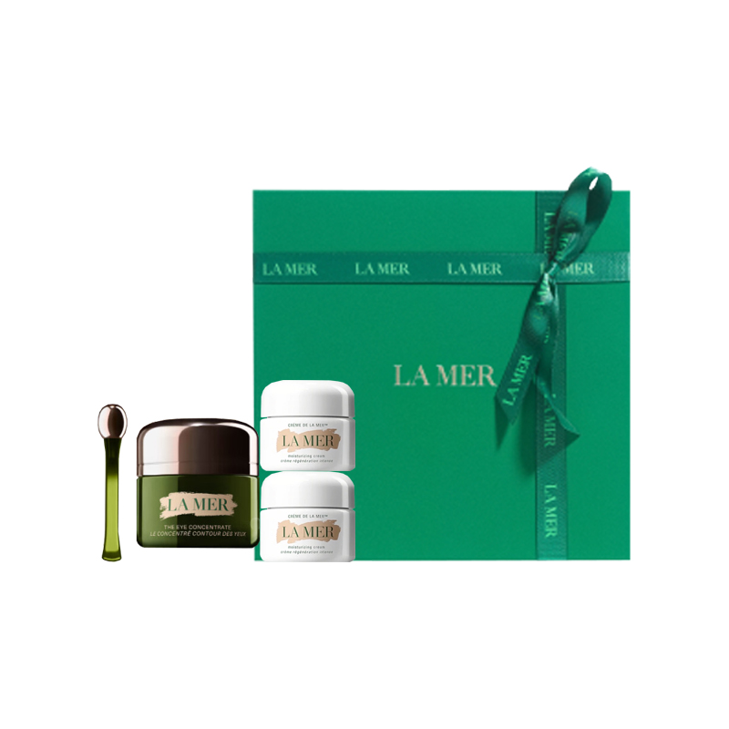 Подарочный набор косметики La Mer: сыворотка для кожи вокруг глаз 15 мл + крем для лица 3,5 мл *2 — фото 3