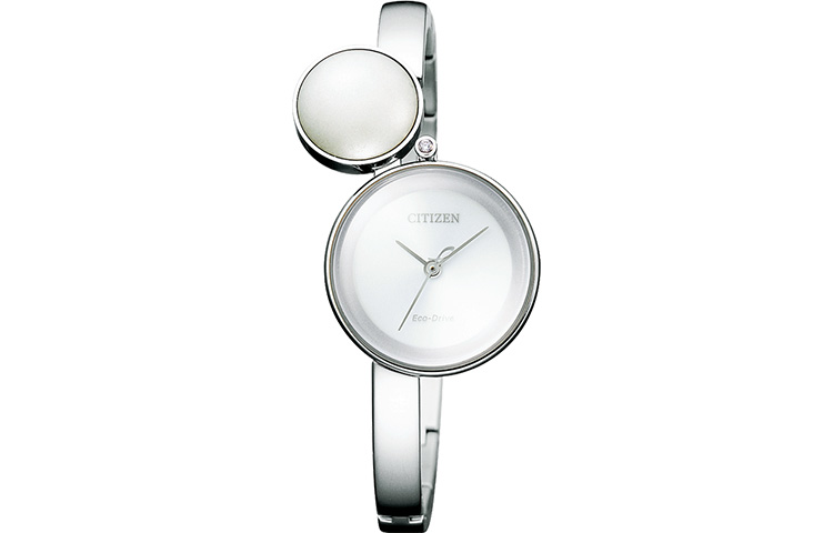 

CITIZEN Часы Eco Drive Series Light Powered Quartz Movement Stainless Steel Strap Watch Women's Watch White Dial