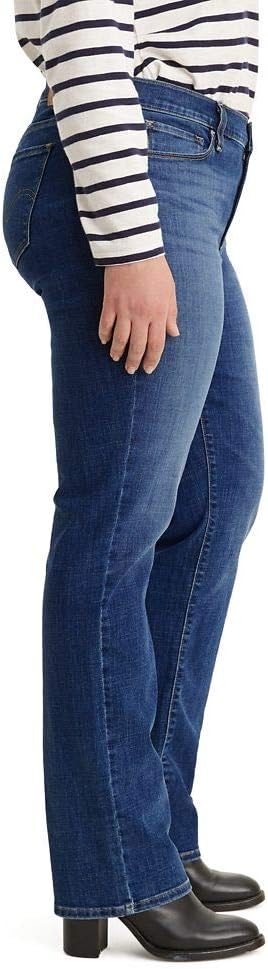 Женские классические прямые джинсы Levi's (большие размеры), Lapis Dark Horse — фото 2