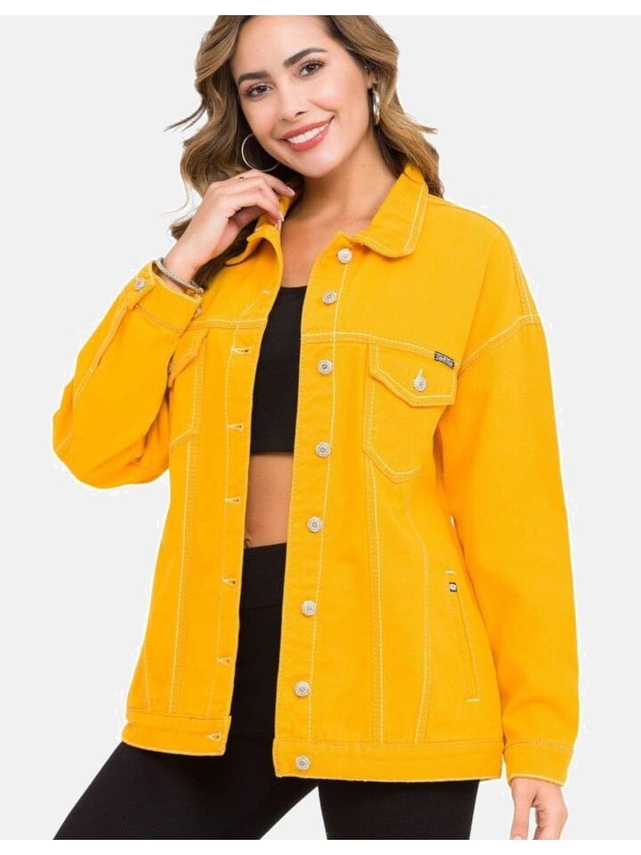 

Джинсовая куртка Cipo & Baxx Jeansjacke, цвет YELLOW