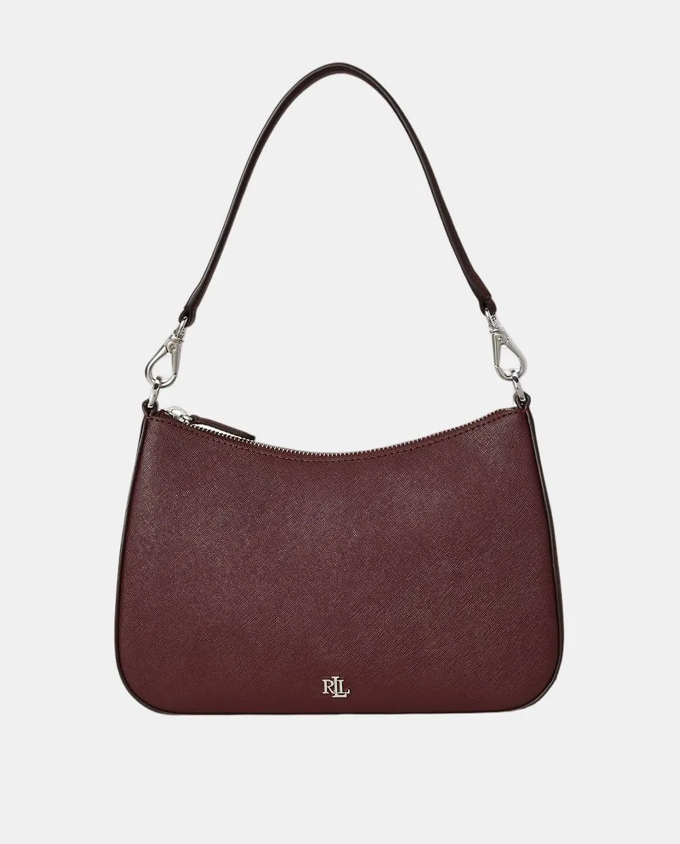 

Средняя кожаная сумка-тоут Danni Lauren Ralph Lauren, гранатовый