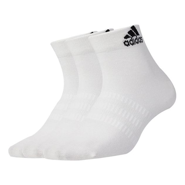 Носки adidas Breathable Stripe Sports Mid Tops Basketball Socks Couple Style White, белый