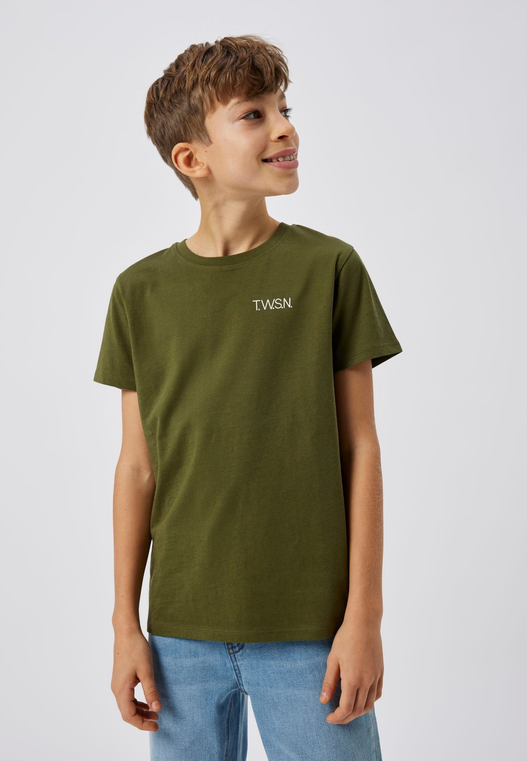 Базовая футболка T-SHIRT 2ER-PACK TWO SOON, серебряный — фото 2