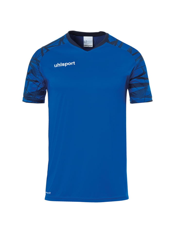 

Тренировочная футболка GOAL 25 JERSEY лазурно-синего/темно-синего цвета uhlsport, Синий, Тренировочная футболка GOAL 25 JERSEY лазурно-синего/темно-синего цвета uhlsport