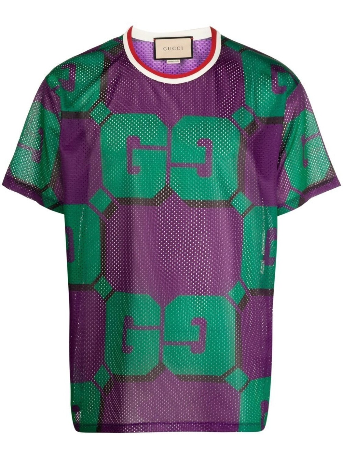 

Футболка с логотипом GG Gucci, зеленый