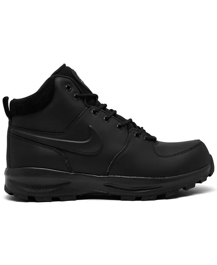 Мужские кожаные ботинки Manoa от Finish Line Nike, черный — фото 2
