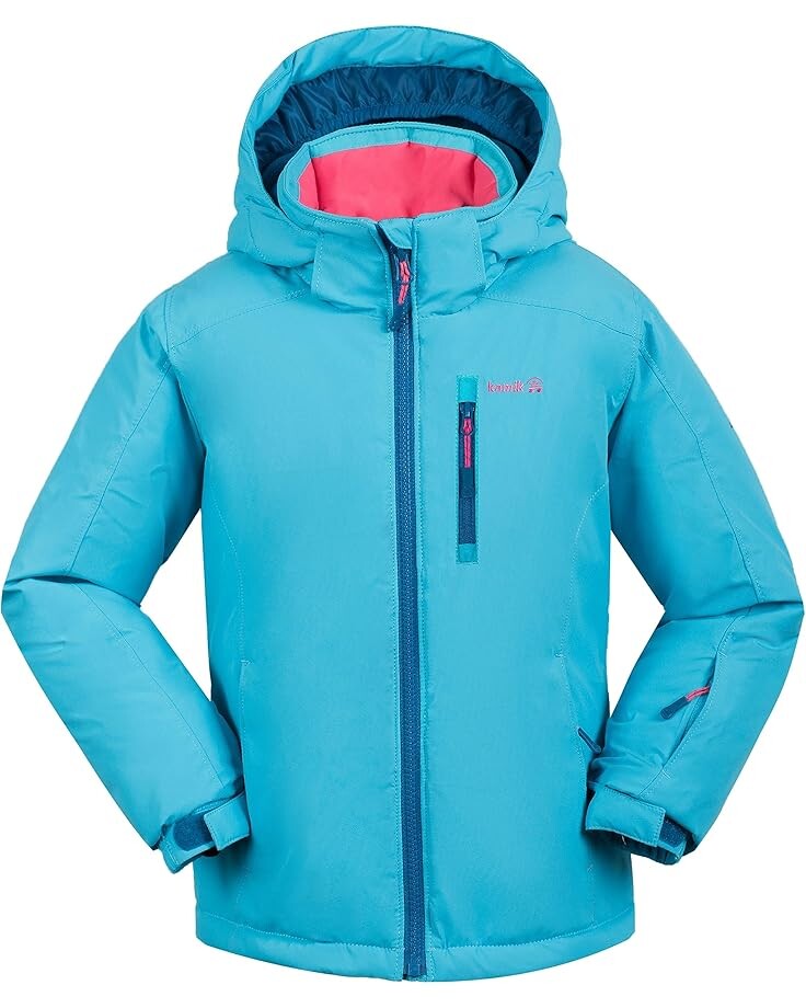 

Куртка Kamik Kids Aura Insulated Jacket, цвет Cyan/Mykonos