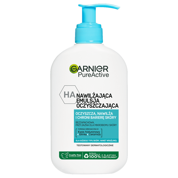 

Глубоко увлажняющая очищающая эмульсия для лица, 250 мл Garnier Pure active