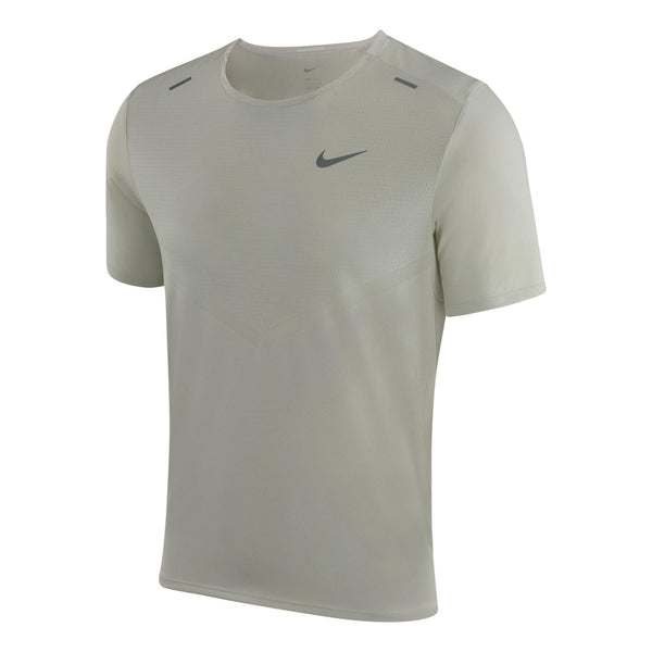 

Футболка Men's Nike Dri-FIT Rise 365 Breathable Soft Solid Color Running Short Sleeve Light Bone T-Shirt, мультиколор