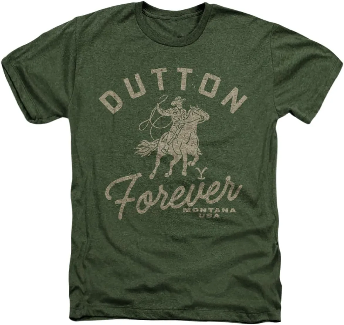 

Футболка Popfunk Yellowstone Simple Dutton Forever Unisex Adult Heather