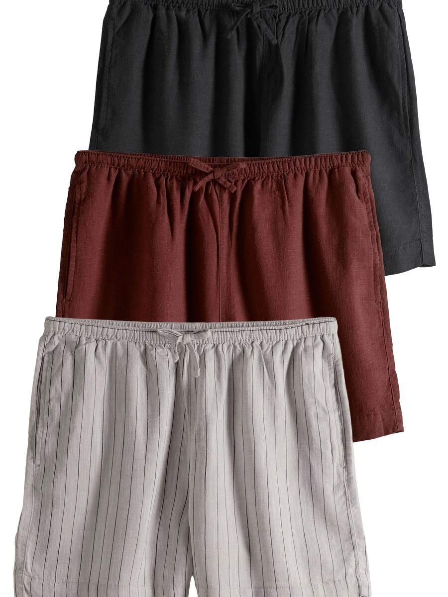 

Обычные брюки The Set, цвет Ecru/Chestnut brown/Black