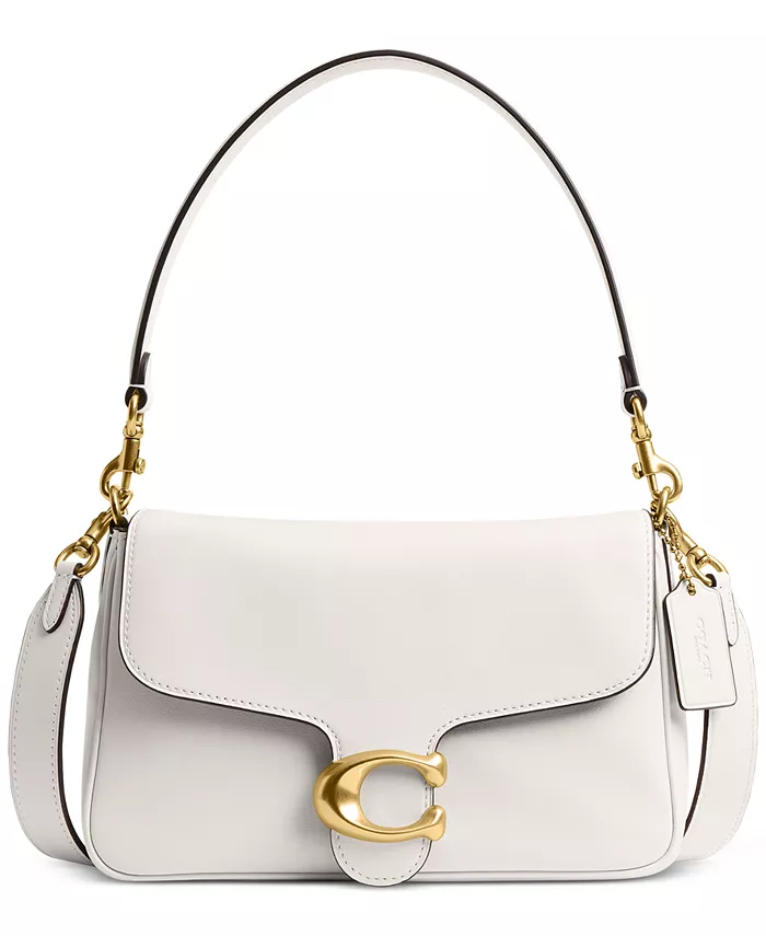 

Мягкая сумка через плечо Tabby Small из кожи COACH, черный