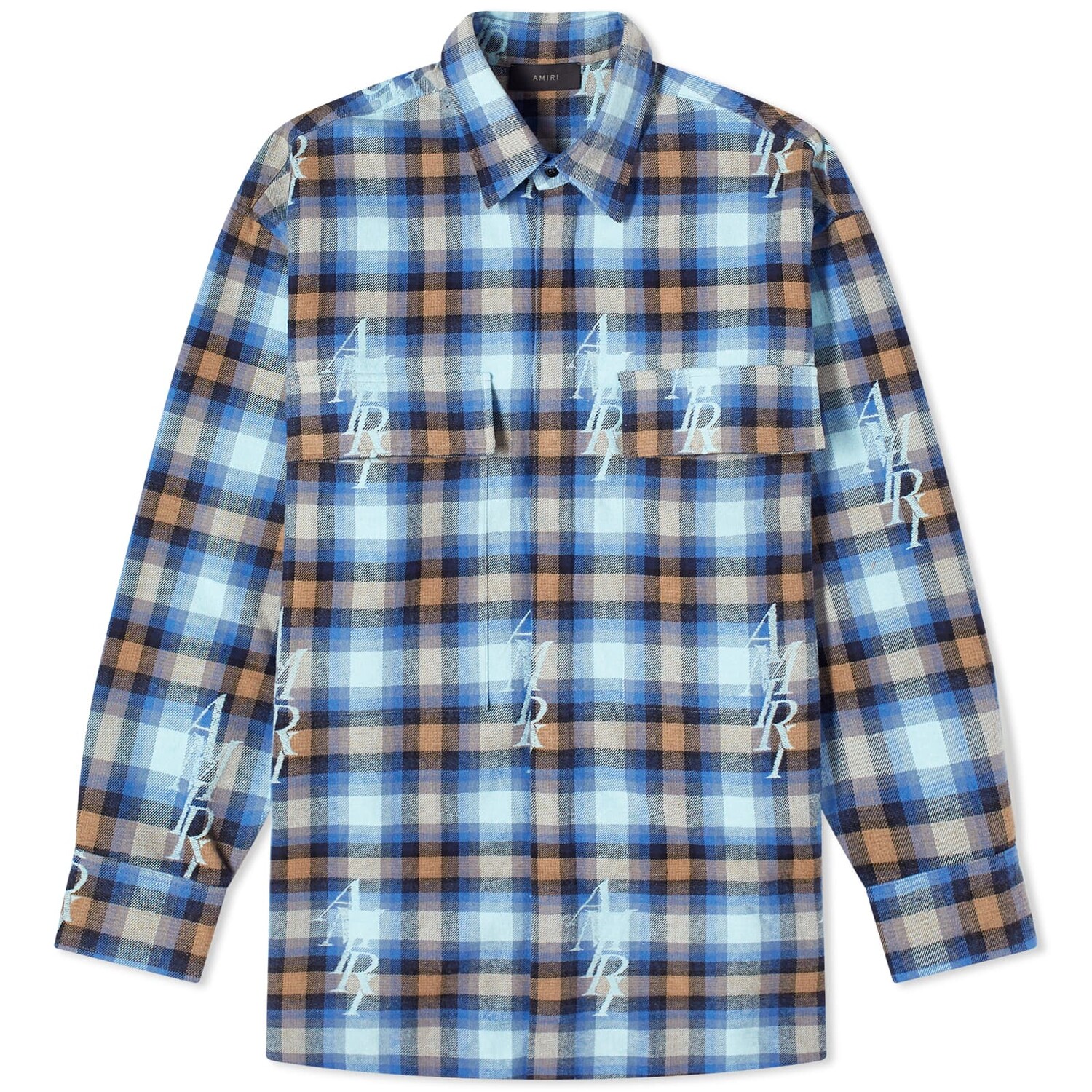 

Рубашка Amiri Double Pocket Workwear, цвет Legion Blue
