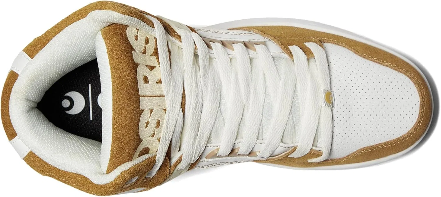 Кроссовки для скейтбординга Osiris, цвет Light Brown/White/White — фото 2