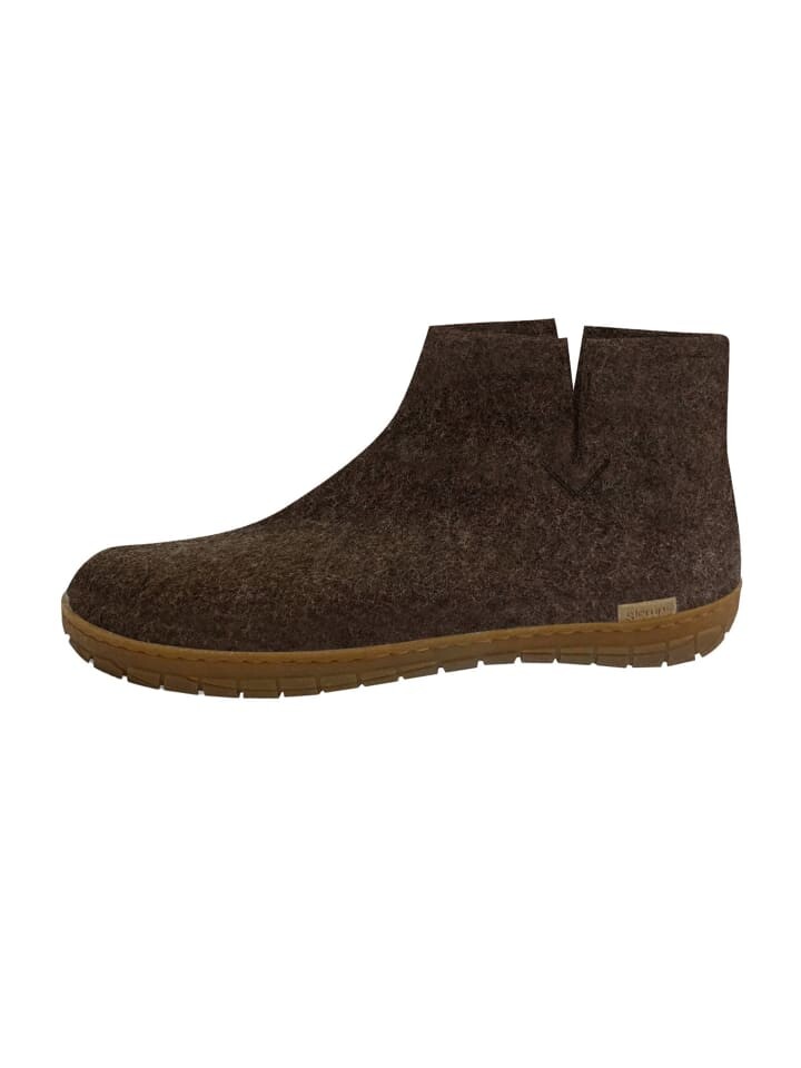 Сабо glerups Boots Naturkautschuksohle, цвет Nature brown