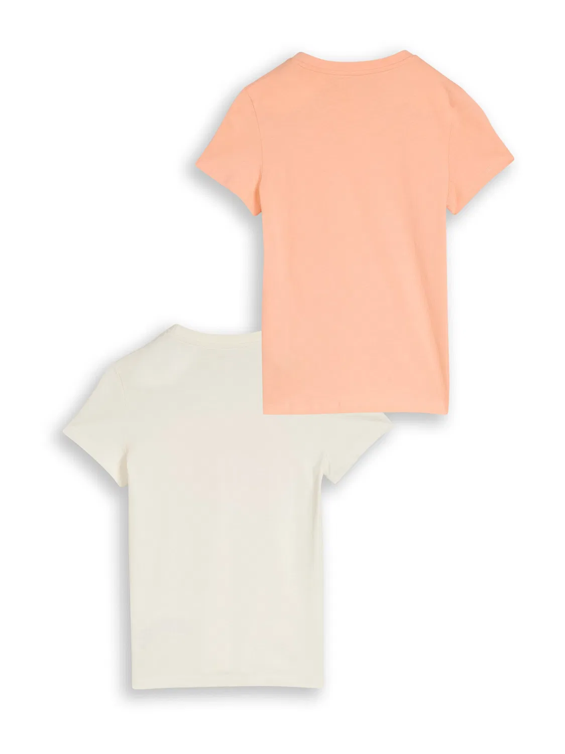 Футболка Tom Tailor, Light Orange/White — фото 2