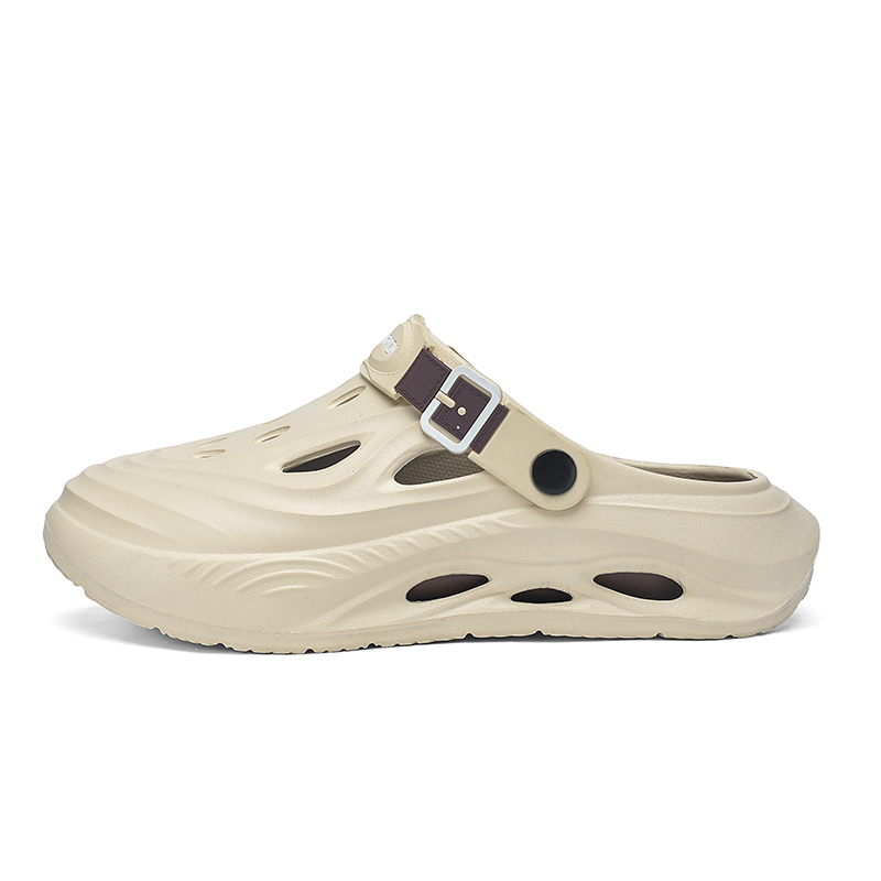 

NANJIREN Клоги мужские бежево-коричневые, цвет Beige Brown