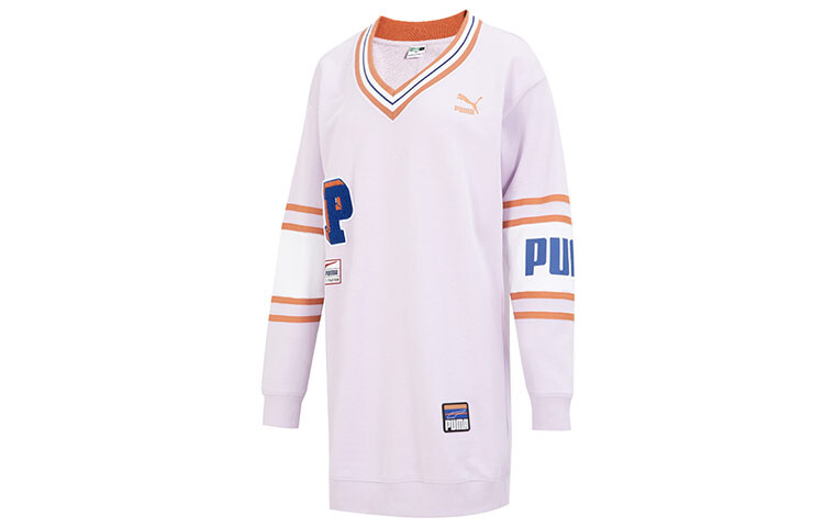 

Платье с длинными рукавами женское светло-лавандовое Puma