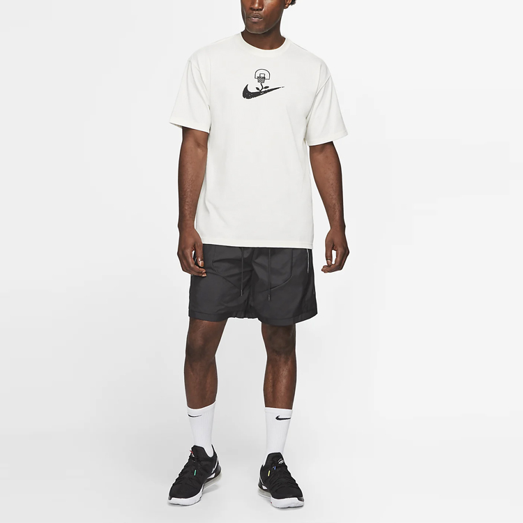 Футболка SS21 Asia Version мужская Ecru Nike — фото 4