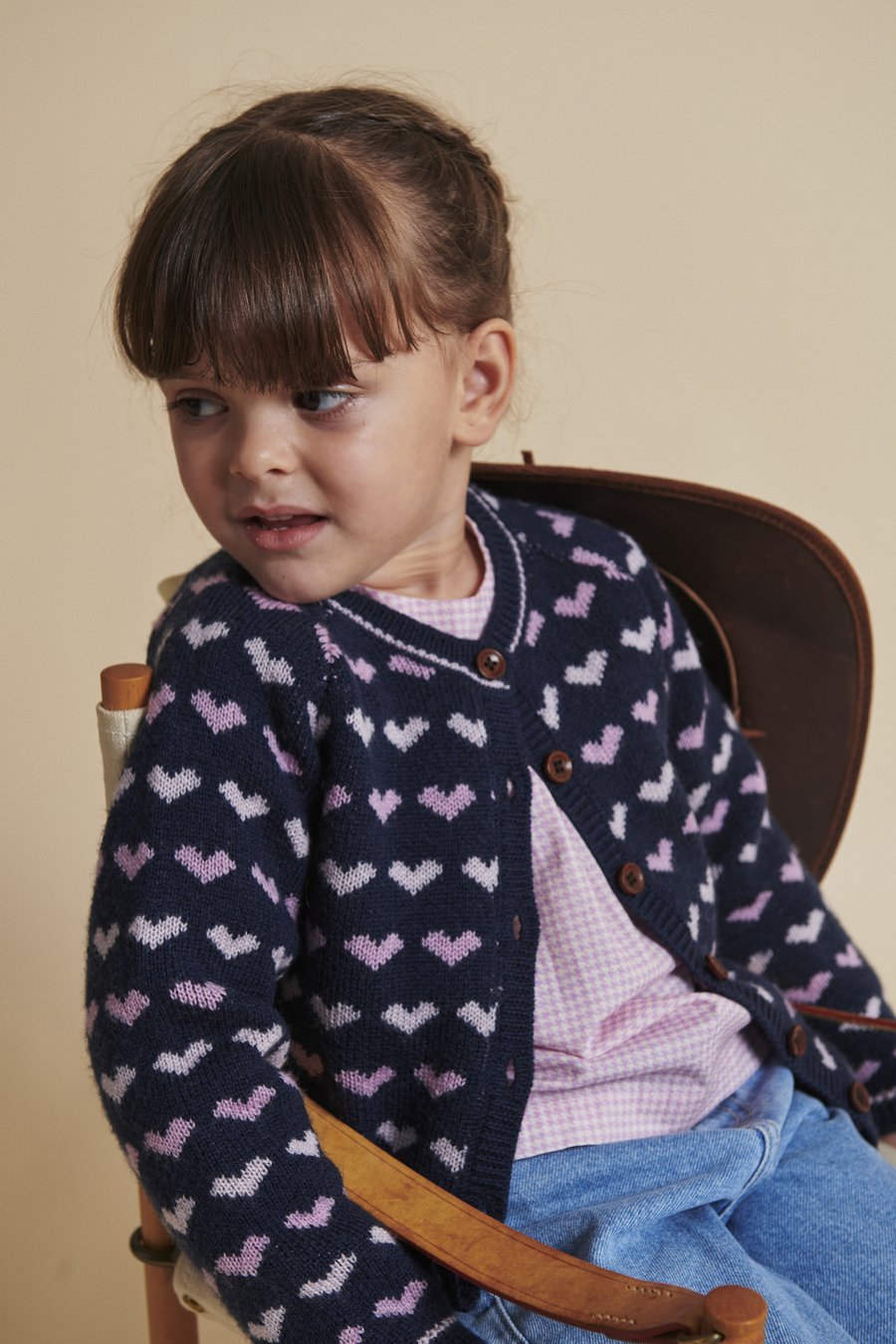 

Кардиган Copenhagen Colors Cardigan, Navy/Bubblegum Comb/Dark Blue