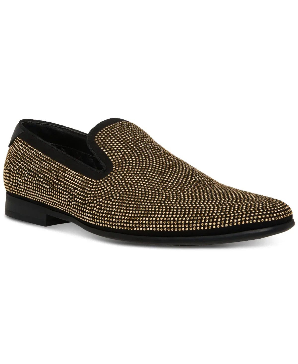 Мужские лоферы для курения Steve Madden Mezmoryz Stud, черный/золотой