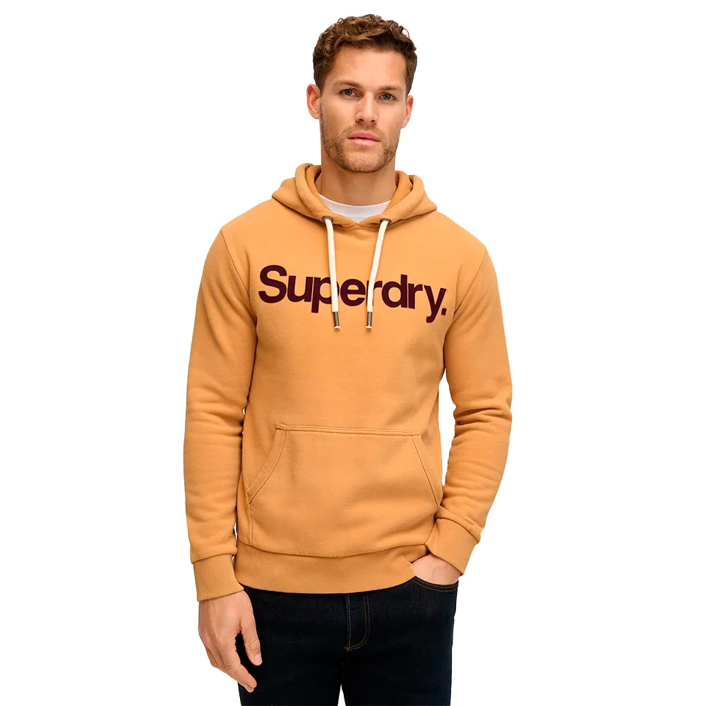 

Худи Superdry Classic Core Logo, коричневый
