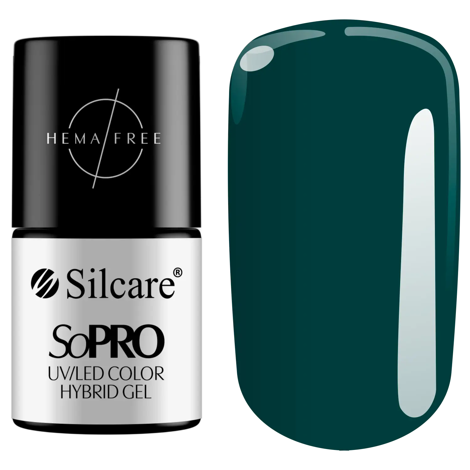 

Гибридный лак для ногтей 019 Silcare Sopro Rich Color, 7 гр