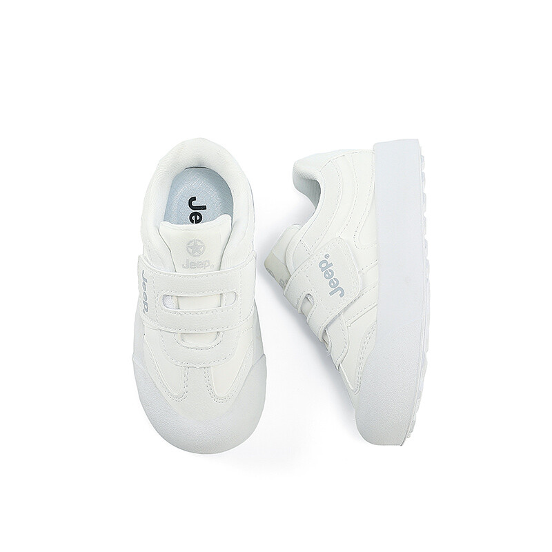 Детские кроссовки для скейтбординга Kids Low-top Light Blue Jeep, цвет Off-white — фото 4