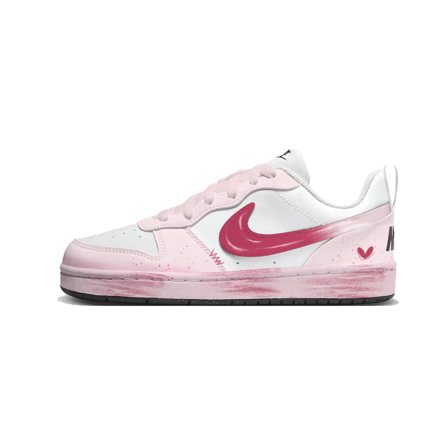 

Nike Скользящие устойчивые к истиранию низкие кроссовки для скейтборда court borough white kids'