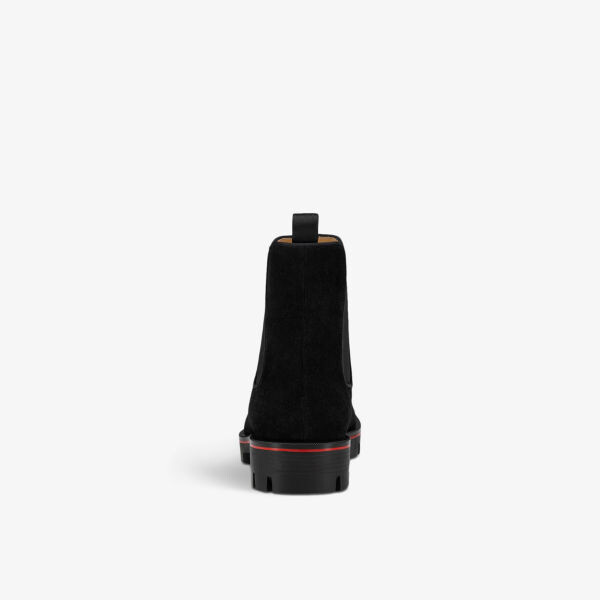 Alpinosol замшевые ботильоны с контрастной отделкой Christian Louboutin, черный — фото 4