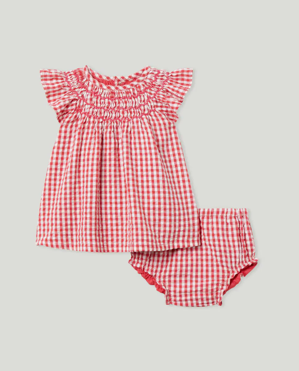

Платье для девочки в клетку Baby El Corte Inglés, красный