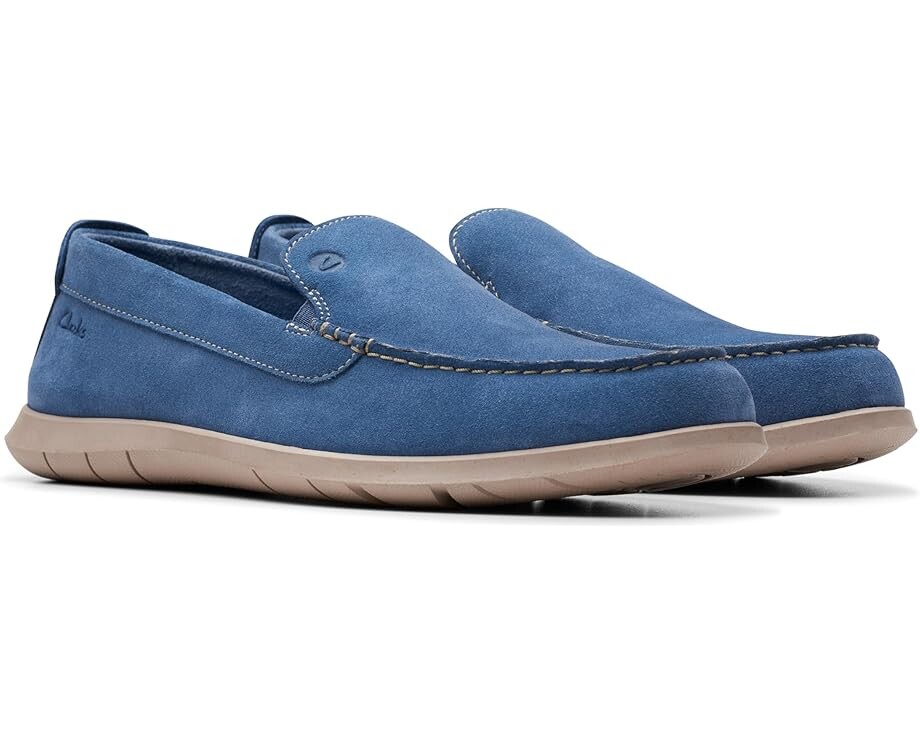 

Кроссовки Clarks Flexway Step, цвет Light Blue Suede