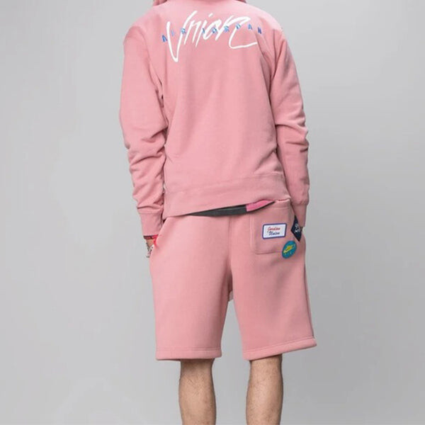 Толстовка Air Jordan x Union LA Sports Hooded Men Pink/Red, красный — фото 4